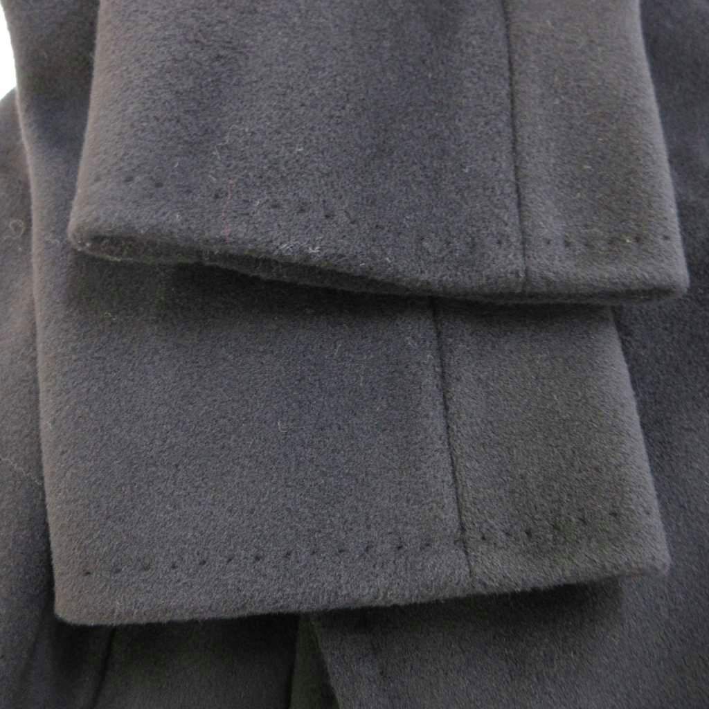 Max Mara Maxma Coat 44 Black White Tag Double Breasted Long Sleeve Length PP — view 7
