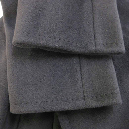 Max Mara Maxma Coat 44 Black White Tag Double Breasted Long Sleeve Length PP — view 7