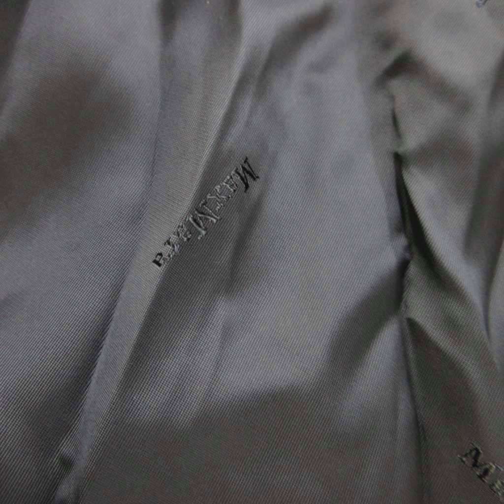 Max Mara Maxma Coat 44 Black White Tag Double Breasted Long Sleeve Length PP — view 9