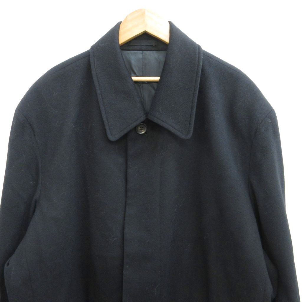 Dior Soutien Collar Coat Outer Wool L Black Long Sleeve PP — view 3