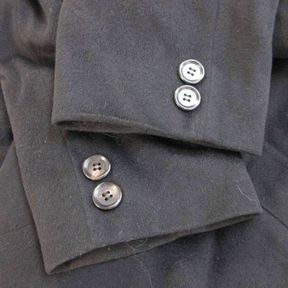 Dior Soutien Collar Coat Outer Wool L Black Long Sleeve PP — view 6