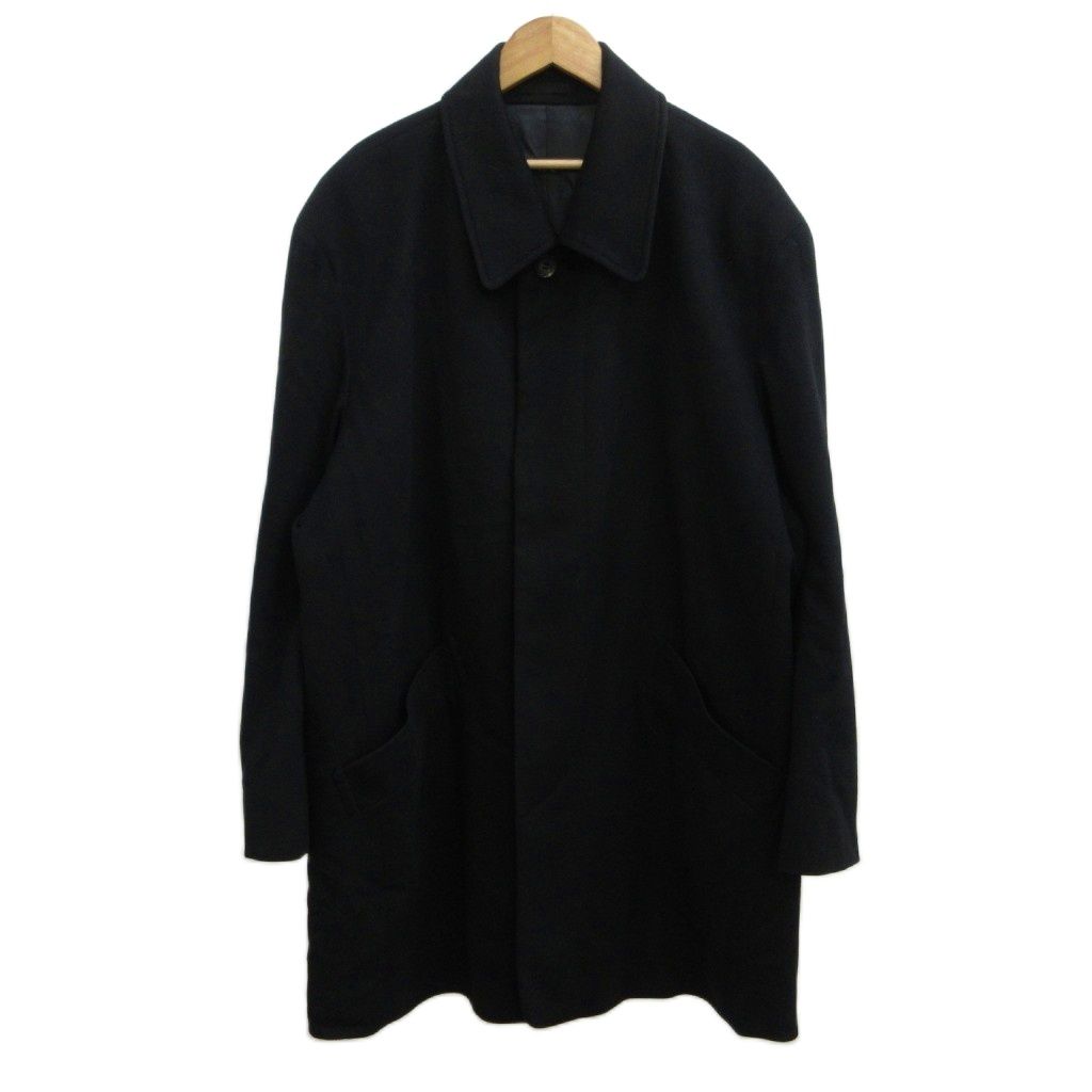 Dior Soutien Collar Coat Outer Wool L Black Long Sleeve PP