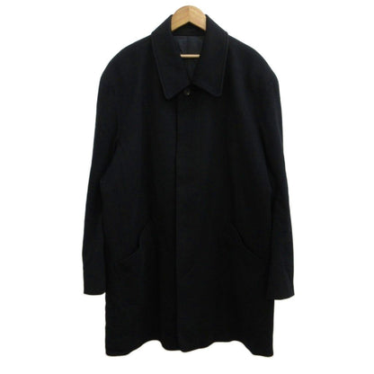Dior Soutien Collar Coat Outer Wool L Black Long Sleeve PP