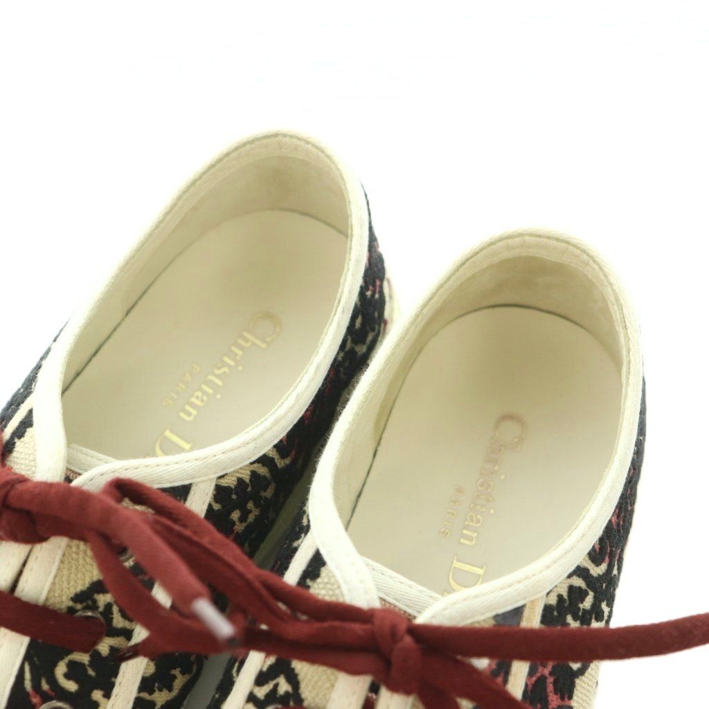 Dior Walk'n' Sneakers 39..0 cm Black Bordeaux Beige — view 4