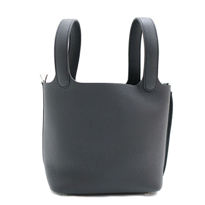 Hermes Heaven Picotin Lock PM Black Silver Taurillon Manufactured Around