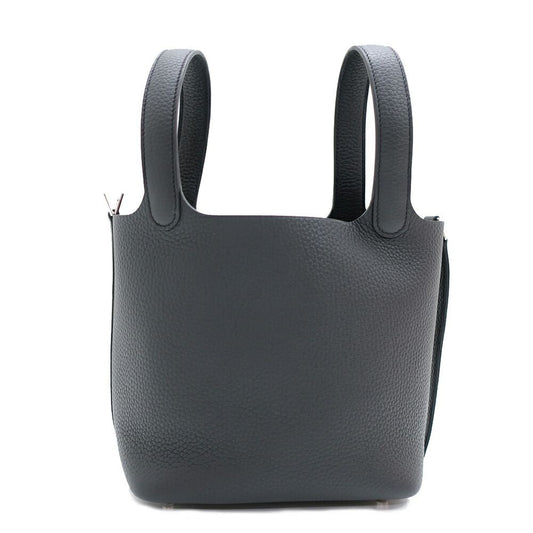 Hermes Heaven Picotin Lock PM Black Silver Taurillon Manufactured Around