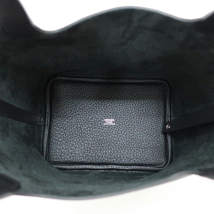 Hermes Heaven Picotin Lock PM Black Silver Taurillon Manufactured Around — view 6