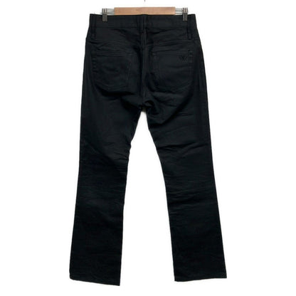 Bottega Veneta Jeans 48 M Black Full Length Button Fly Oil Coating — view 2