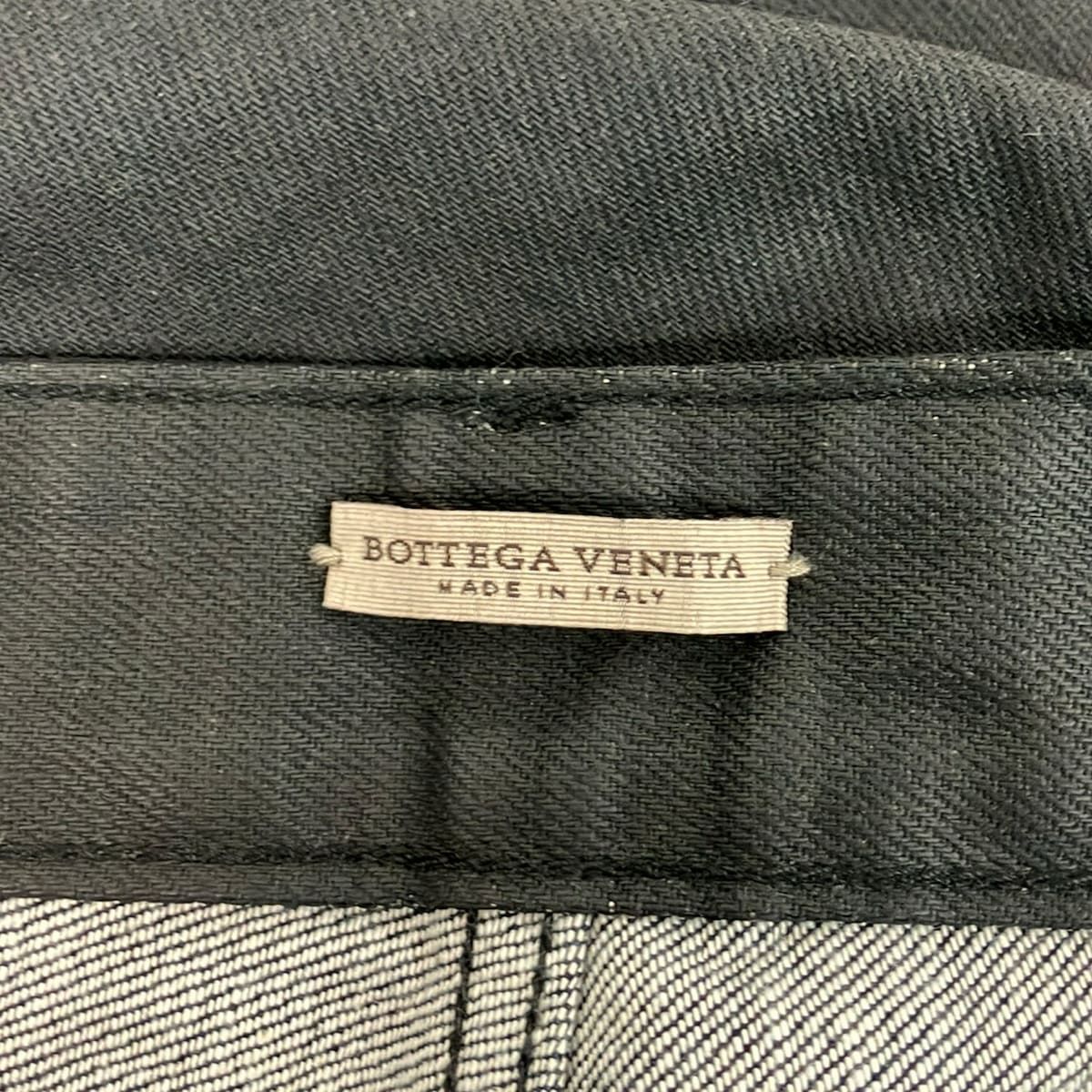 Bottega Veneta Jeans 48 M Black Full Length Button Fly Oil Coating — view 3