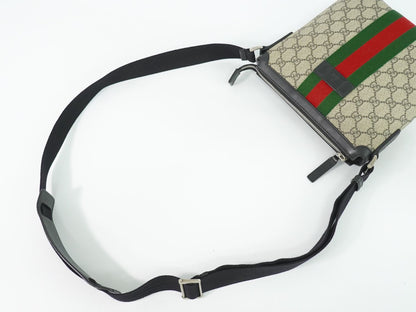 Gucci Sherry Line GG Supreme Shoulder Bag Pochette Beige Shelly — view 4