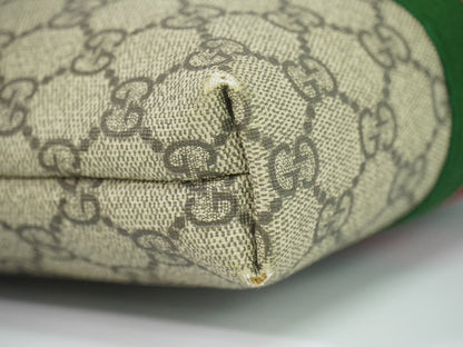 Gucci Sherry Line GG Supreme Shoulder Bag Pochette Beige Shelly — view 7