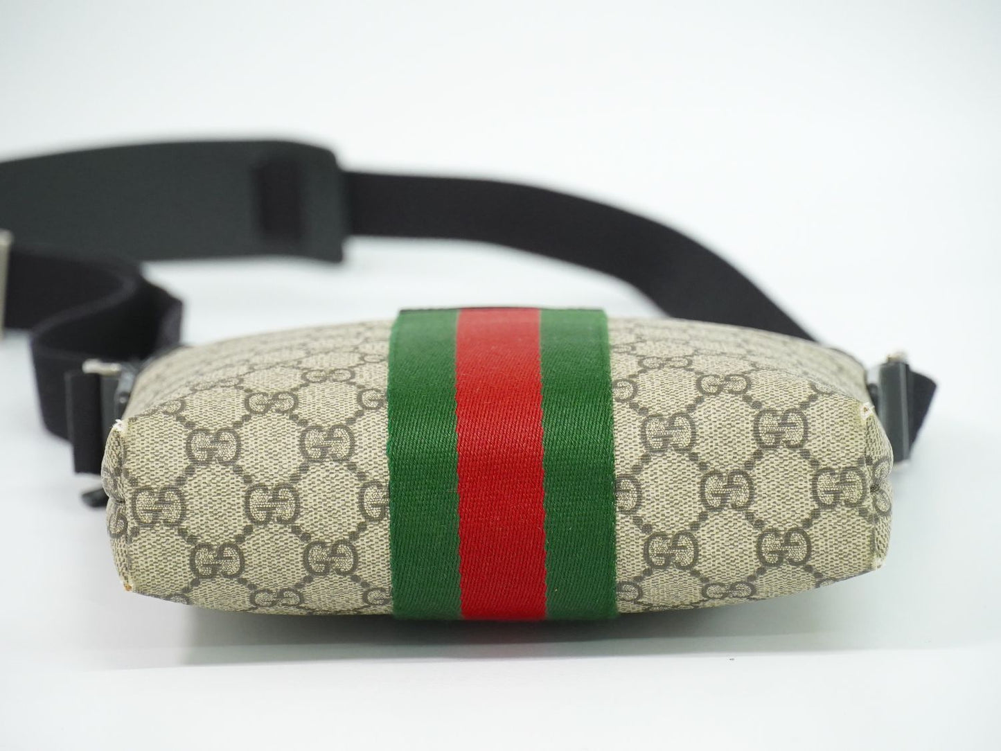 Gucci Sherry Line GG Supreme Shoulder Bag Pochette Beige Shelly — view 3