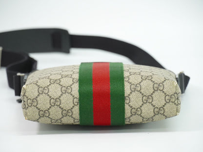 Gucci Sherry Line GG Supreme Shoulder Bag Pochette Beige Shelly — view 3