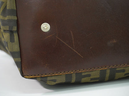 Fendi Zucca Tote Canvas Brown — view 7