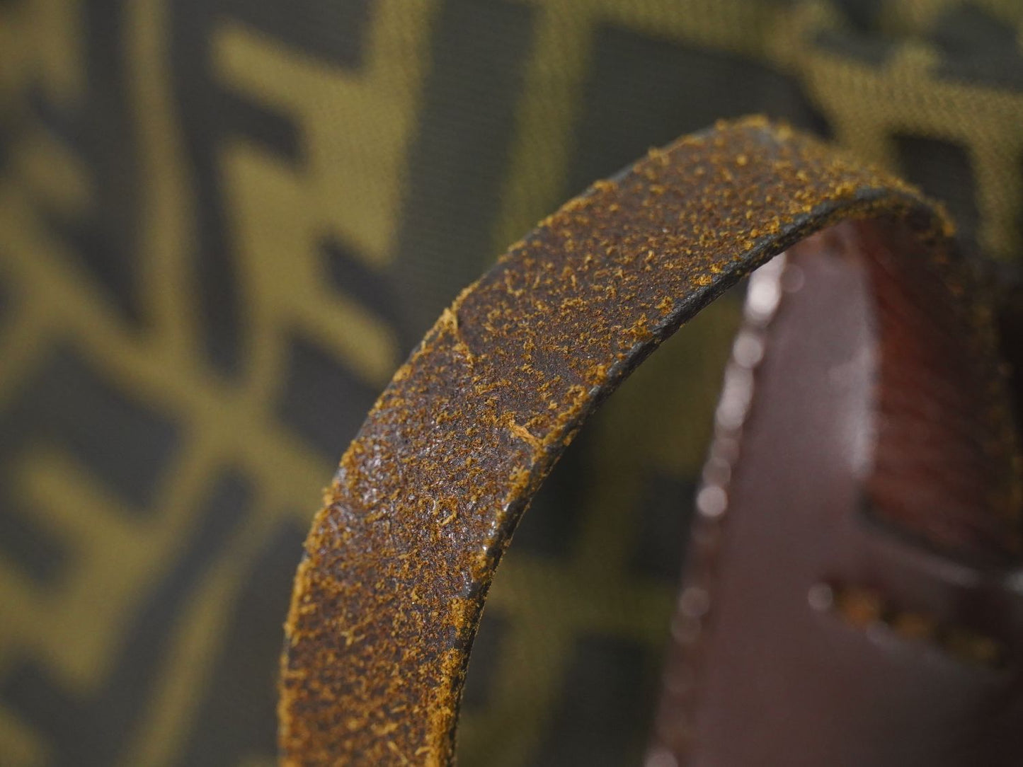 Fendi Zucca Tote Canvas Brown — view 6