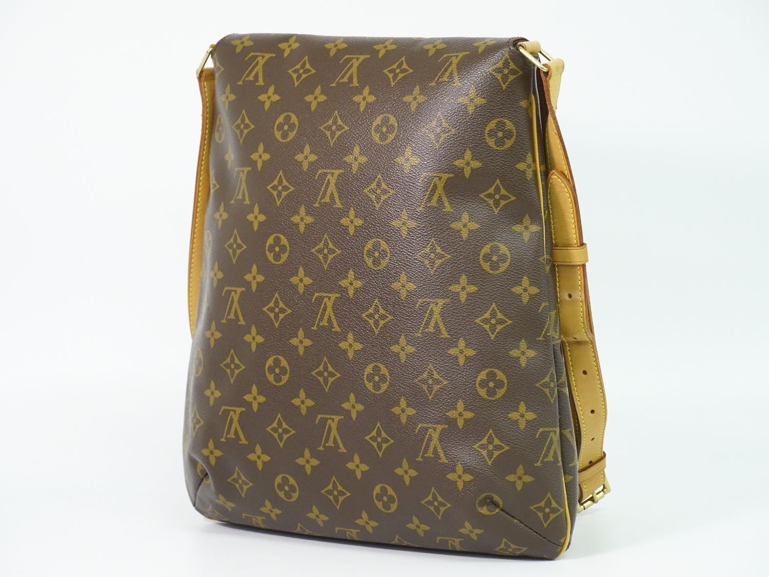 Louis Vuitton LV Musette Monogram Shoulder Bag Pochette Brown — view 2