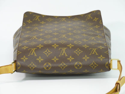 Louis Vuitton LV Musette Monogram Shoulder Bag Pochette Brown — view 5
