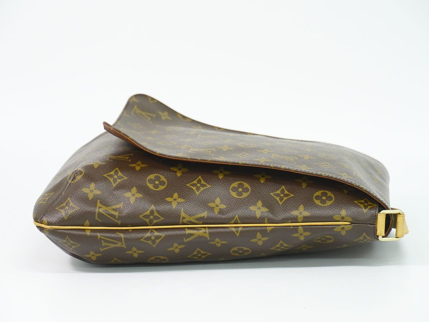 Louis Vuitton LV Musette Monogram Shoulder Bag Pochette Brown — view 4