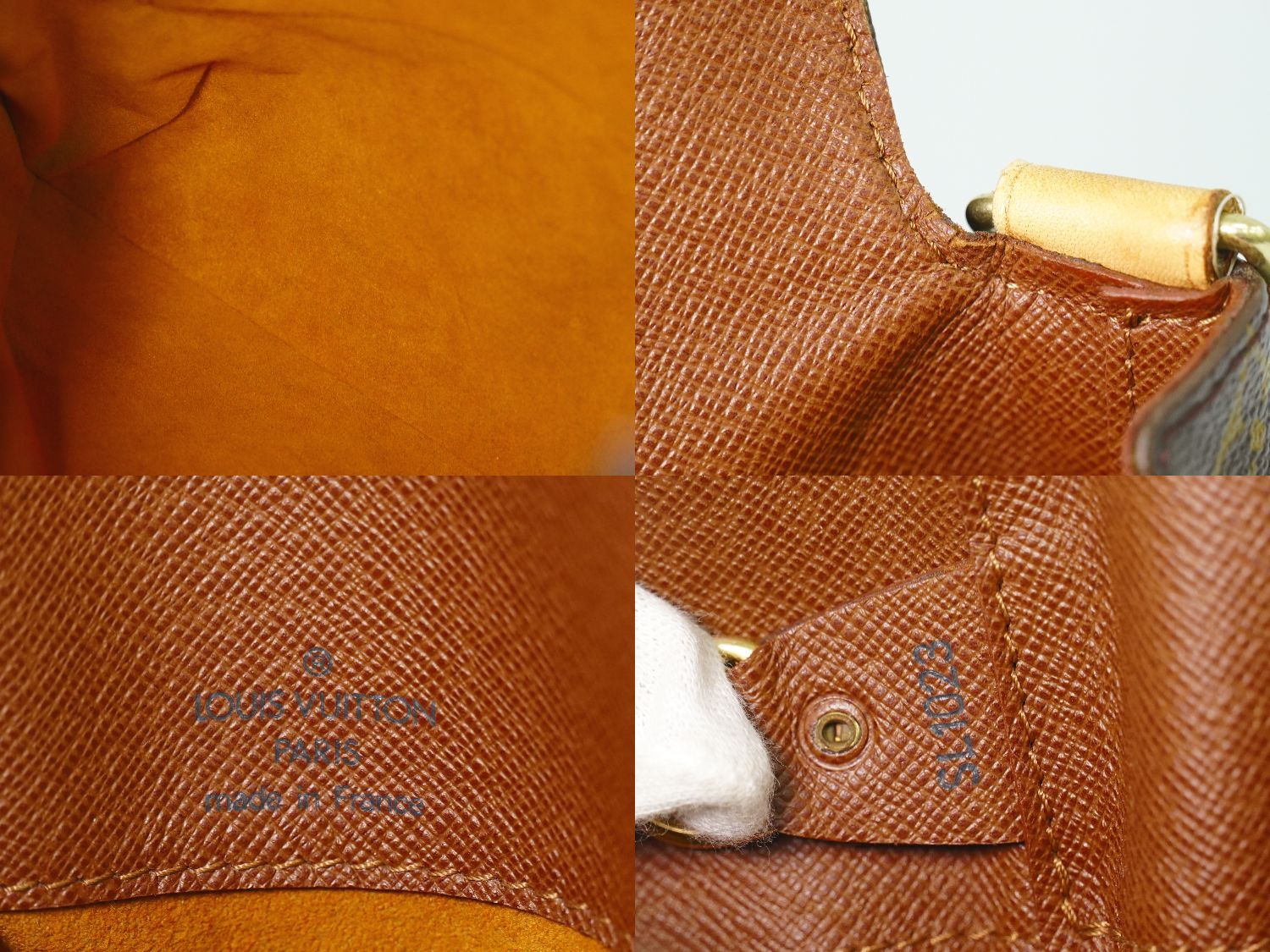 Louis Vuitton LV Musette Monogram Shoulder Bag Pochette Brown — view 9