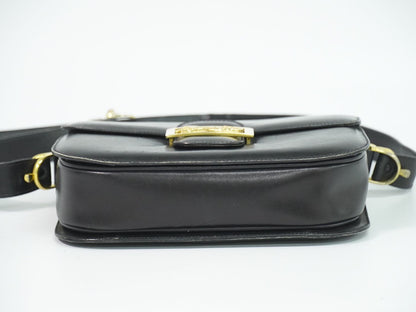 Celine Carriage Shoulder Bag Leather Black — view 3