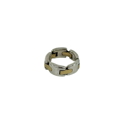 Tiffany & Co Link Ring 925 Sterling Silver 18k Yellow Gold — view 5