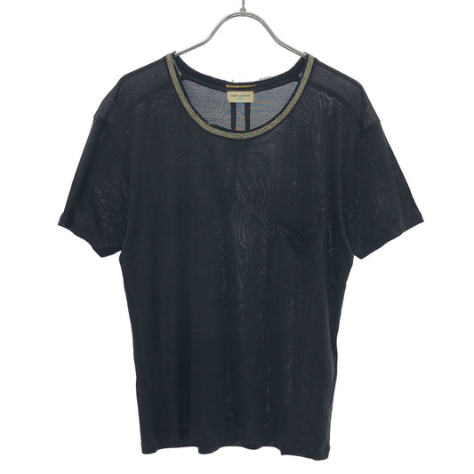Saint Laurent Paris Chain Stone Neck Shirt