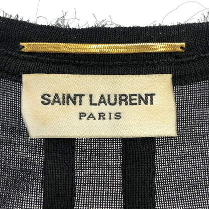 Saint Laurent Paris Chain Stone Neck Shirt — view 3