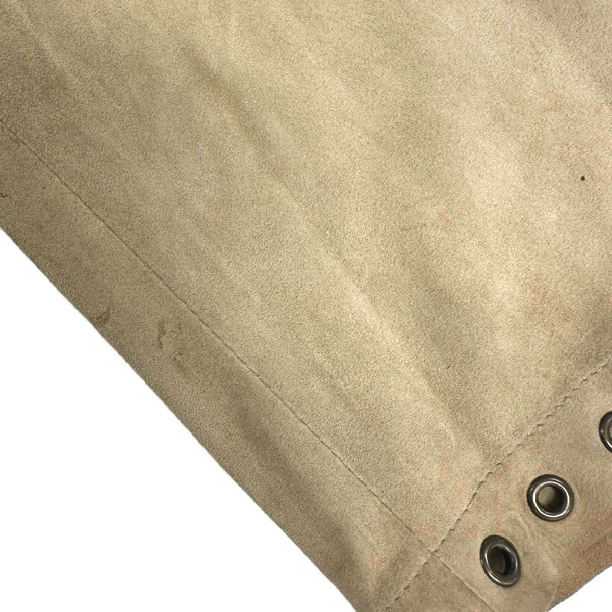 Celine Vintage Eyelet Suede Leather Dress 2 Beige 34 — view 6