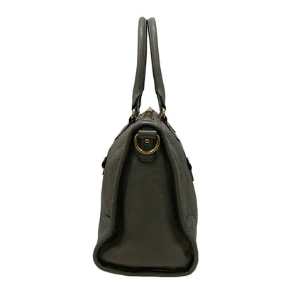 Prada Handbag Gray Leather — view 2
