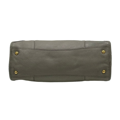 Prada Handbag Gray Leather — view 5