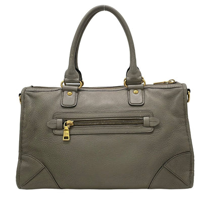 Prada Handbag Gray Leather — view 3