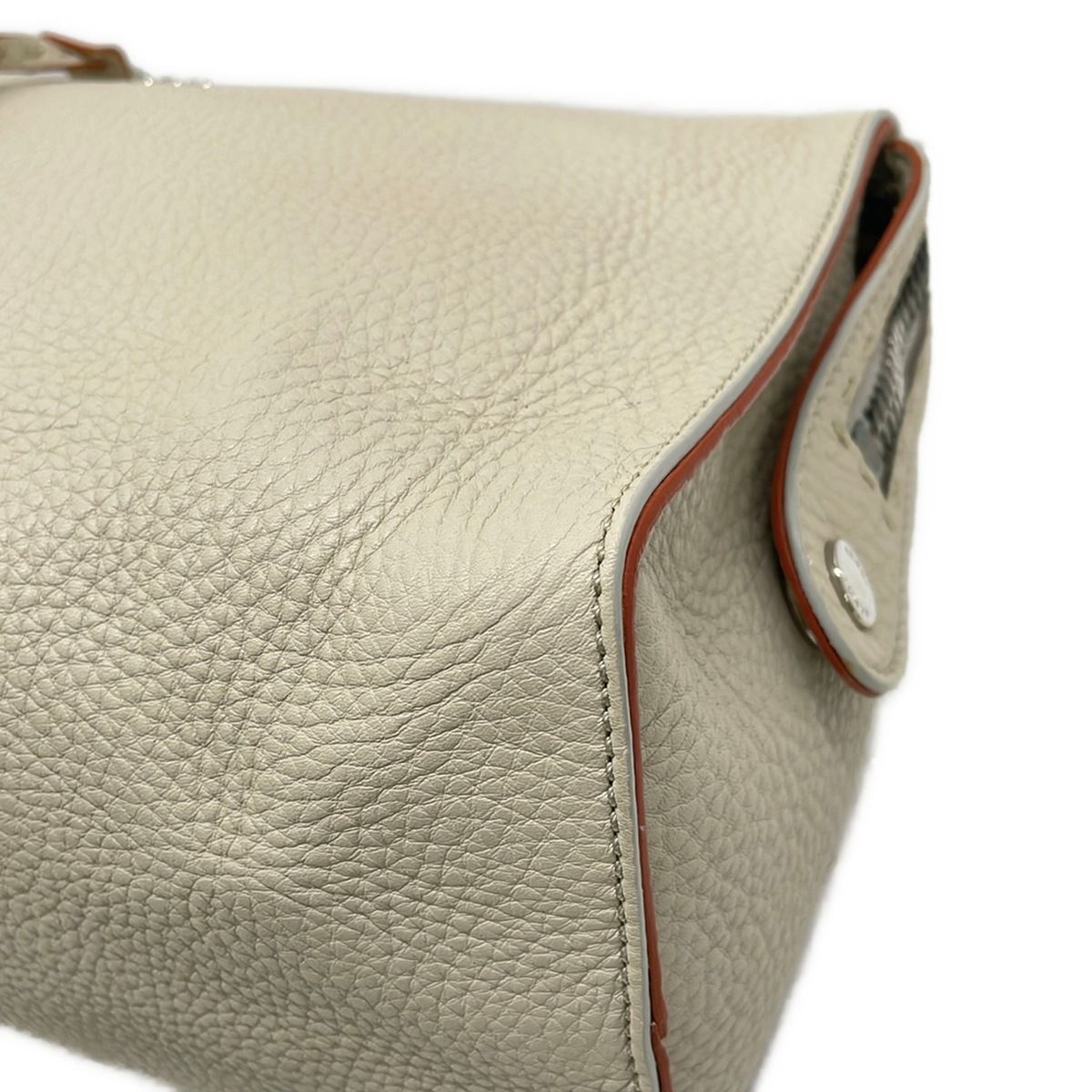 Fendi Handbag Ray Selleria Beige Leather — view 6