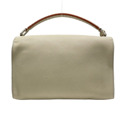 Fendi Handbag Ray Selleria Beige Leather — view 3