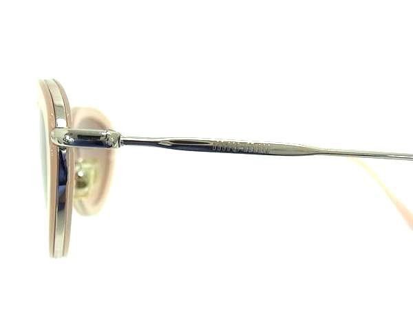 Miu Miu Miu Sunglasses Societe Smu Pink Silver Lens Hapi Metal Acetate Eyewear — view 3