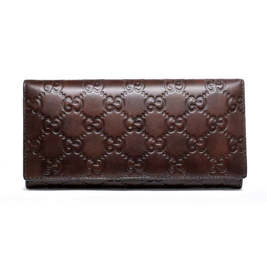 Gucci Guccissima Wallet Brown Leather