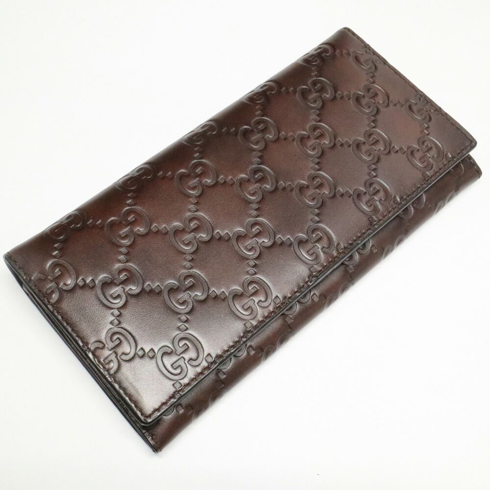 Gucci Guccissima Wallet Brown Leather — view 3