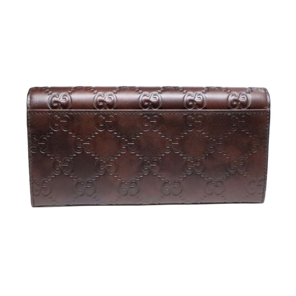 Gucci Guccissima Wallet Brown Leather — view 2