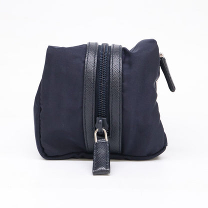 Prada Nylon Leather Travel Shoulder — view 4