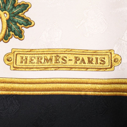 Hermes Joies D' Hiver Winter Enjoyment Silk Carre 90 Scarf — view 4