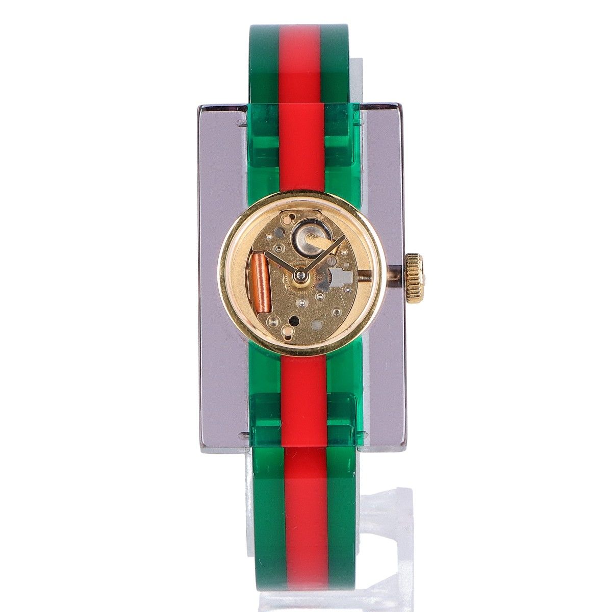 Gucci 143.5 Vintage Web Skeleton Dial Quartz Watch — view 2