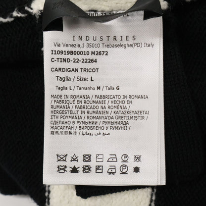 Moncler Cadigan Tricot Big Logo Patch Bo Da Ca Digan Cardigan — view 5