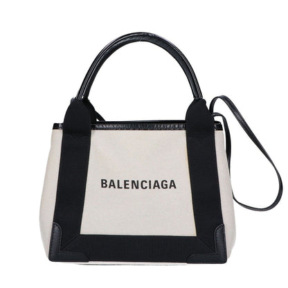 Balenciaga Navy Cabas XS 2-Way Handbag