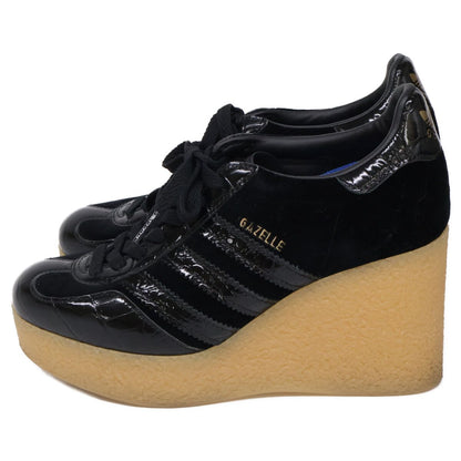 Gucci Gazelle Leather Suede Platform Sneakers — view 5