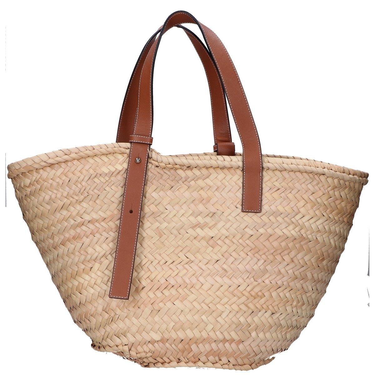Loewe Basket Bag Palm Leaf & Calf — view 3