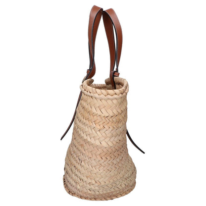Loewe Basket Bag Palm Leaf & Calf — view 4
