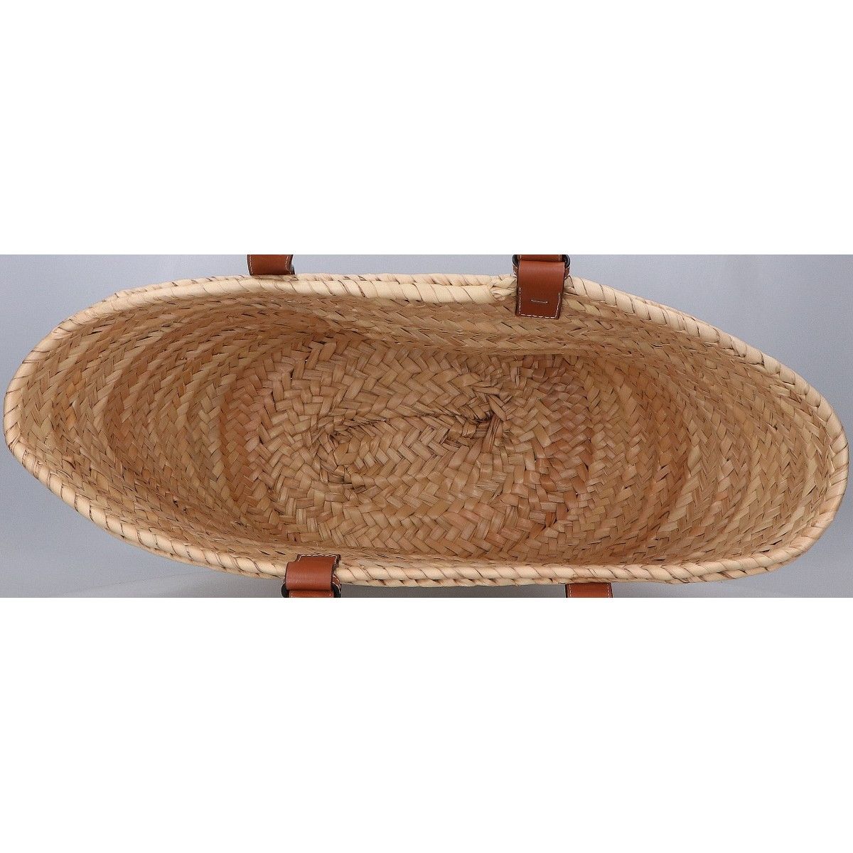 Loewe Basket Bag Palm Leaf & Calf — view 6