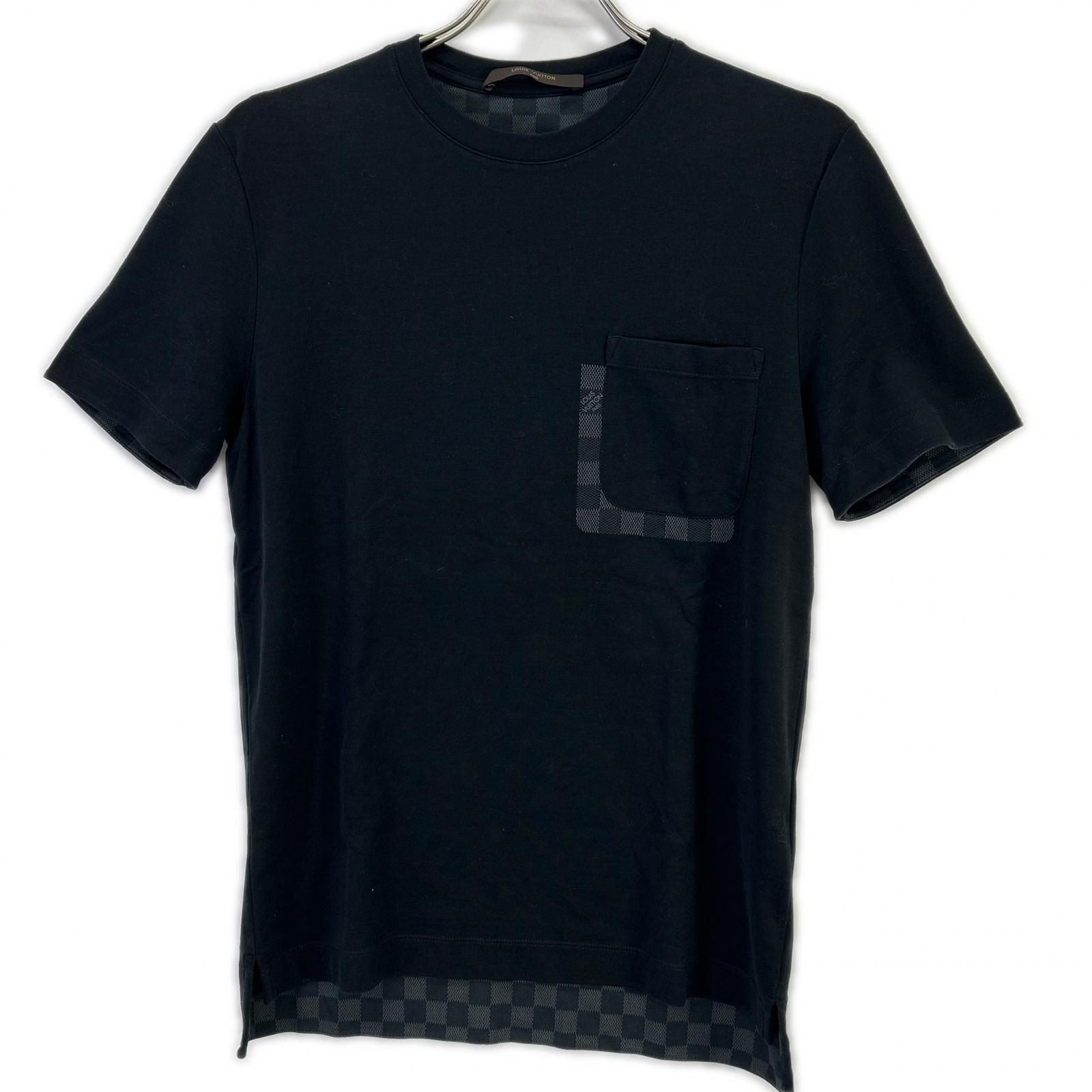 Louis Vuitton Black T-Shirt Damier Pocket