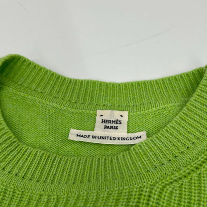 Hermes Cashmere Cotton Short Sleeve Knit Top 34 Sweater — view 3