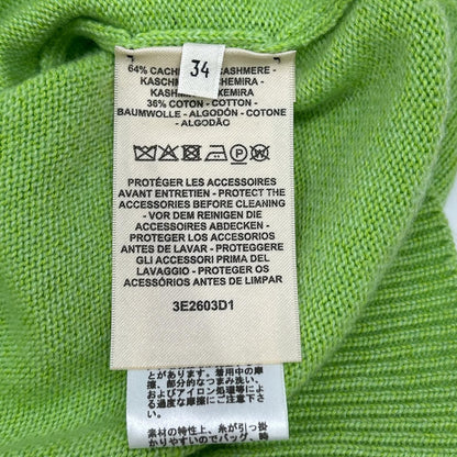 Hermes Cashmere Cotton Short Sleeve Knit Top 34 Sweater — view 5