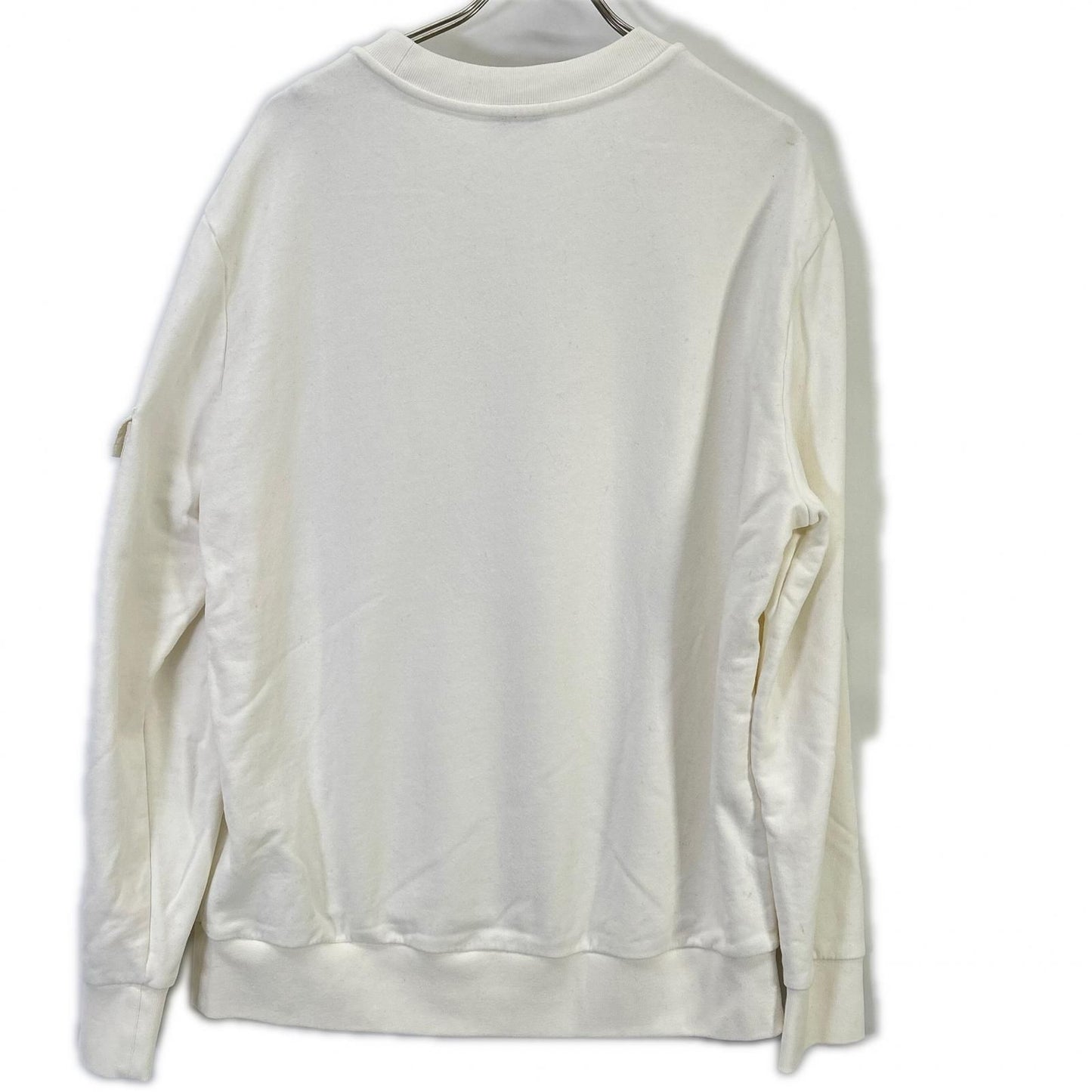 Moncler White Felpa Logo Sweatshirt Shirt XL — view 2